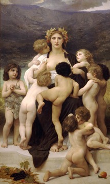 (b) William Adolphe Bouguereau 1883 Alma Parens oleo Priv